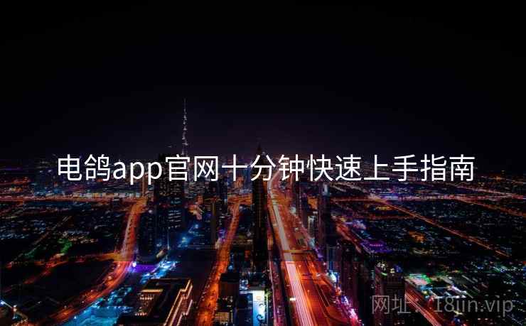 电鸽app官网十分钟快速上手指南 第1张 电鸽app官网十分钟快速上手指南 第1张