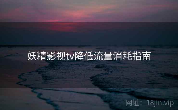 妖精影视tv降低流量消耗指南  第2张